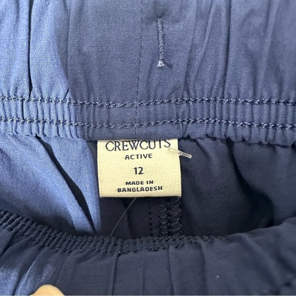 NWT Crewcuts J. Crew Boy's Tech Dock Pants Size 12 Navy Blue Performance Sporty - Picture 3 of 9